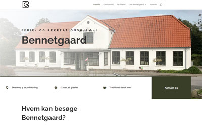 Ny hjemmeside til Bennetgaard