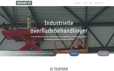 Ny hjemmeside til Burgaard ApS